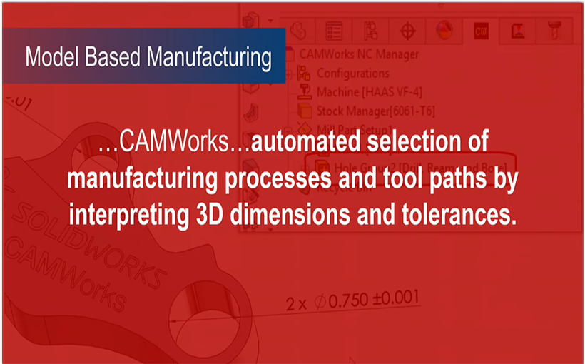 CAMWorks głównym dodatkiem wspomagającym proces wytwarzania w SOLIDWORKS